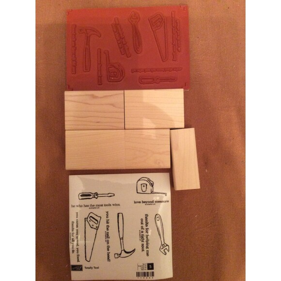 INVENTORY REDUCTION SALE. Stampin Up Totally Tool Stamp Set B6 - Picture 1 of 4